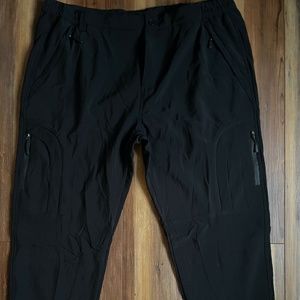 Activewear Black Pant 4XL